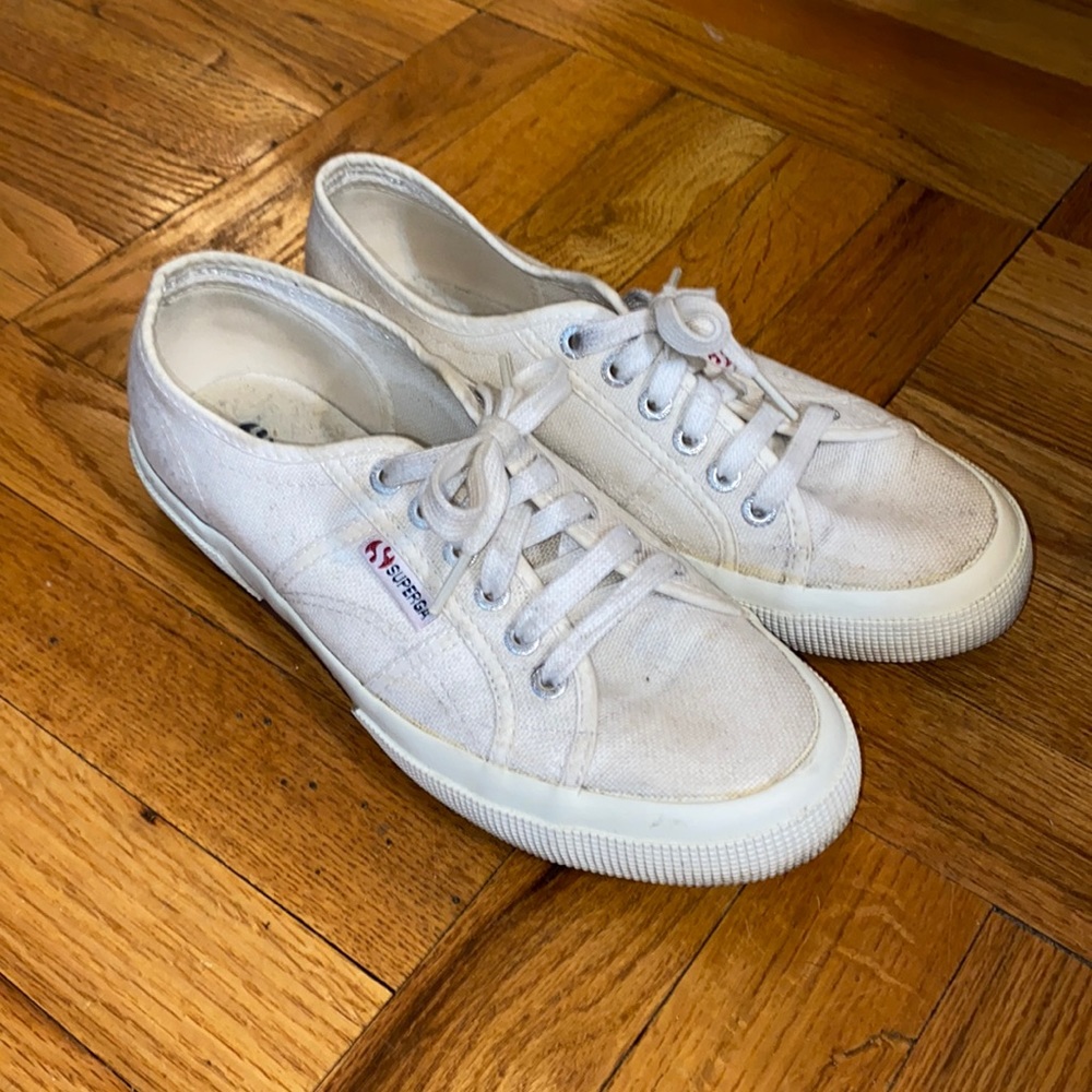 Superga White Sneakers Size 39 1/2